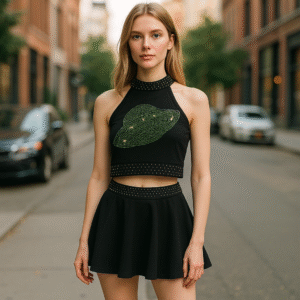 Happy Halter Top and Flowy Skirt 1978